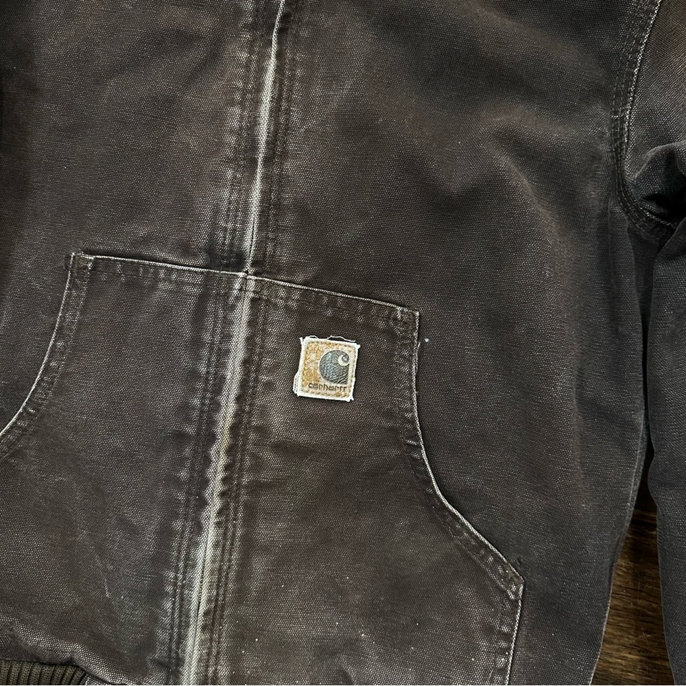 Carhartt Kids Brown Hooded Jacket - Picture 6 of 9